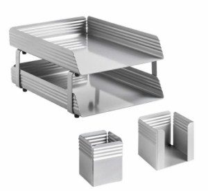 Flutted Steel Desk Range