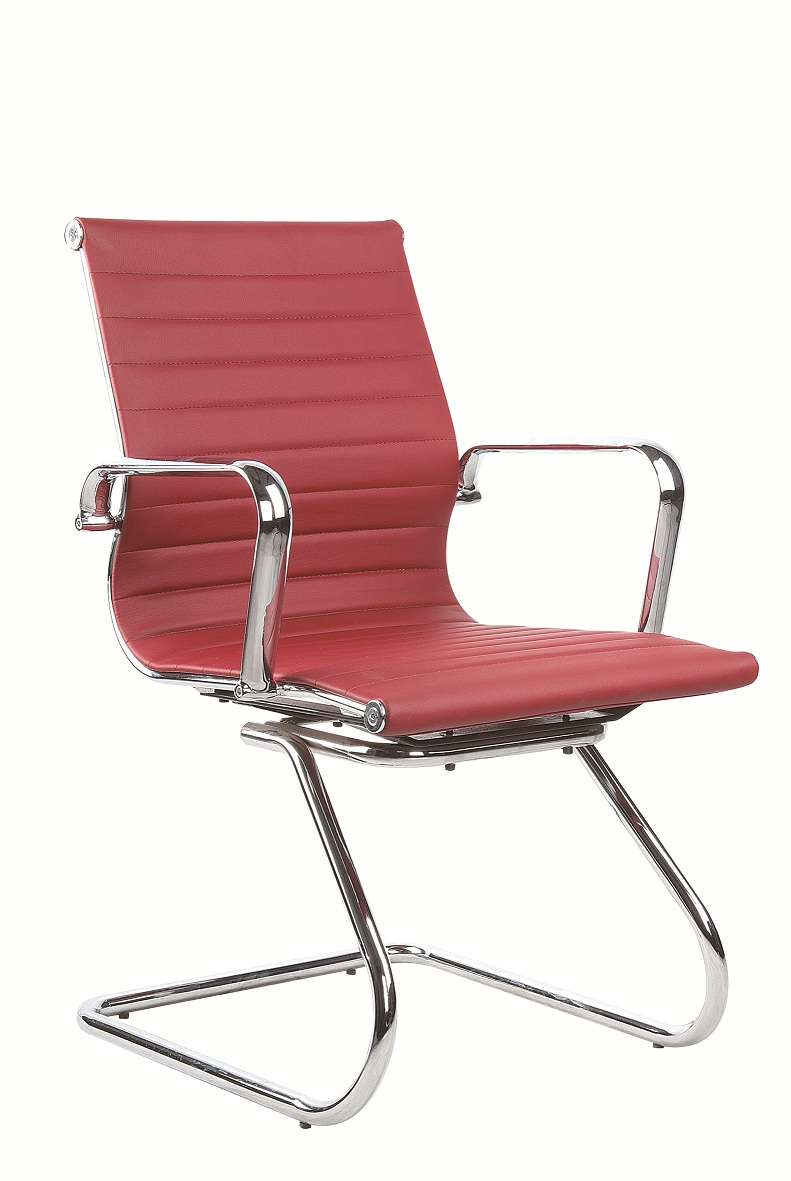 Classic Eames Reproduction Visitors –red Pleather